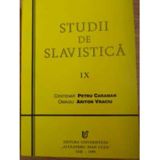 STUDII DE SLAVISTICA IX