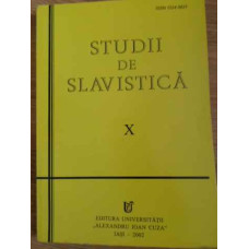 STUDII DE SLAVISTICA X