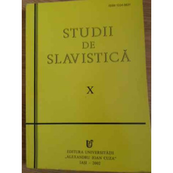 STUDII DE SLAVISTICA X