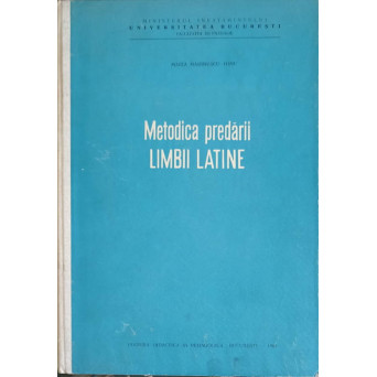 METODICA PREDARII LIMBII LATINE