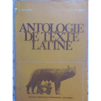 ANTOLOGIE DE TEXTE LATINE ANTOLOGIE DE TEXTE LATINE