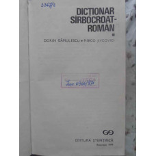 DICTIONAR SIRBOCROAT-ROMAN