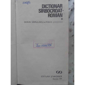DICTIONAR SIRBOCROAT-ROMAN