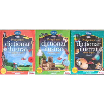 PRIMUL MEU DICTIONAR ILUSTRAT ROMAN-ENGLEZ VOL.1-3