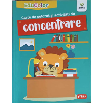 CARTE DE COLORAT SI ACTIVITATI DE CONCENTRARE 4-6 ANI