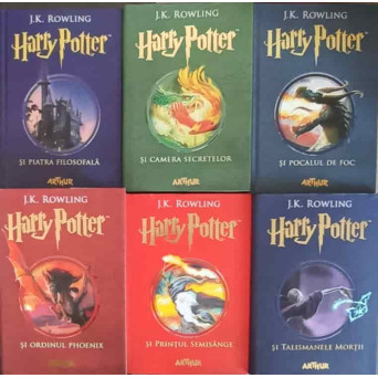LOT 6 CARTI HARRY POTTER VOL.1-2, 4-7
