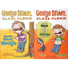 GEORGE BROWN CLASS CLOWN VOL.1-2 WORLD'S WORSR WEDGIE; WHAT'S BLACK AND WHITE AND STINKS ALL OVER?