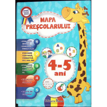 MAPA PRESCOLARULUI 4-5 ANI (3 CARTICELE)