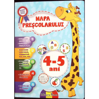 MAPA PRESCOLARULUI 4-5 ANI (5 CARTICELE)