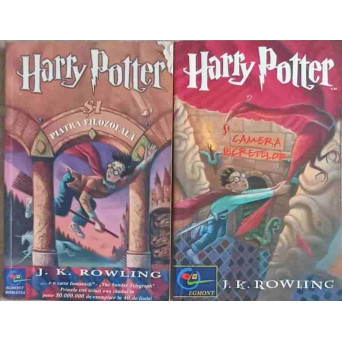 HARRY POTTER SI PIATRA FILOZOFALA; HARRY POTTER SI CAMERA SECRETELOR VOL.1-2