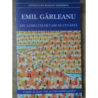 DIN LUMEA CELOR CARE NU CUVANTA