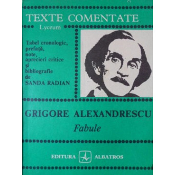 FABULE. TEXTE COMENTATE