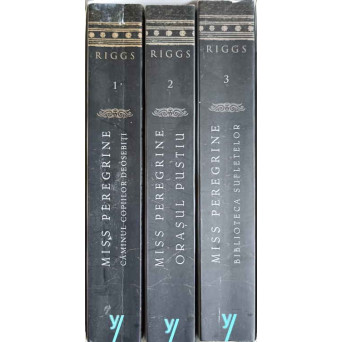 SERIA MISS PEREGRINE VOL.1-3 CAMINUL COPIILOR DEOSEBITI. ORASUL PUSTIU. BIBLIOTECA SUFLETELOR