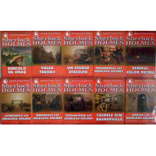 COLECTIA SHERLOCK HOLMES VOL.1-10 EDITIE ILUSTRATA