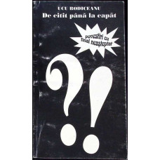 DE CITIT PANA LA CAPAT. POVESTIRI CU FINAL NEASTEPTAT