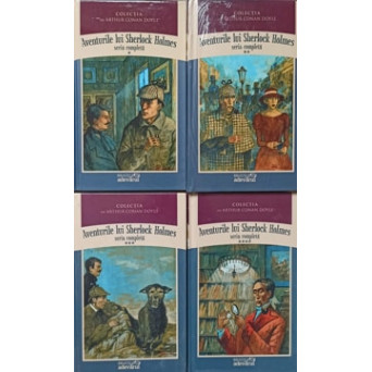 AVENTURILE LUI SHERLOCK HOLMES VOL.1-4 SERIA COMPLETA