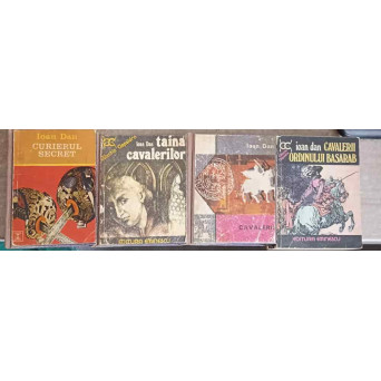 CICLUL CAVALERII VOL.1-4 CURIERUL SECRET, TAINA CAVALERILOR, CAVALERII, CAVALERII ORDINULUI BASARAB