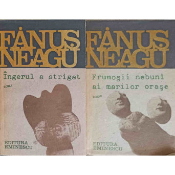 SET 2 CARTI FANUS NEAGU: INGERUL A STRIGAT. FRUMOSII NEBUNI AI MARILOR ORASE