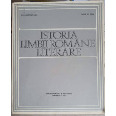 ISTORIA LIMBII ROMANE LITERARE