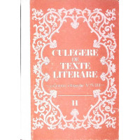 CULEGERE DE TEXTE LITERARE PENTRU CLASELE V-VIII VOL.2 CULEGERE DE TEXTE LITERARE PENTRU CLASELE V-VIII VOL.2