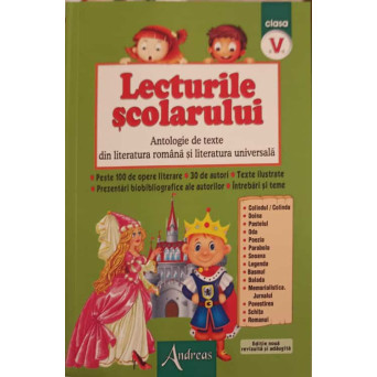LECTURILE SCOLARULUI CLASA A V-A