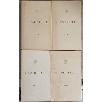 OPERE VOL.1-4 CARTEA NUNTII, POEZII, ENIGMA OTILIEI OPERE VOL.1-4 CARTEA NUNTII, POEZII, ENIGMA OTILIEI