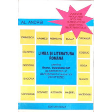 COMENTARII LITERARE PENTRU CLASELE IX - XII, BACALAUREAT SI ADMITEREA IN INVATAMANTUL SUPERIOR