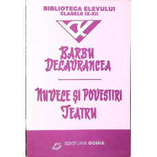 NUVELE SI POVESTIRI. TEATRU