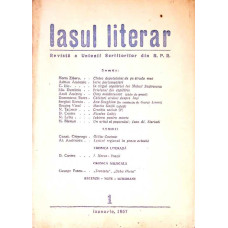 IASUL LITERAR. REVISTA A UNIUNII SCRIITORILOR DIN R.P.R. 1, IANUARIE 1957