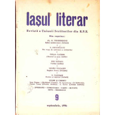 IASUL LITERAR. REVISTA A UNIUNII SCRIITORILOR DIN R.P.R. 9, SEPTEMBRIE 1956