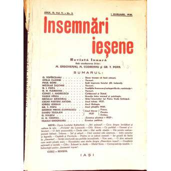 INSEMNARI IESENE ANUL III, VOL.V - NR.2, 1 FEVRUARIE 1938