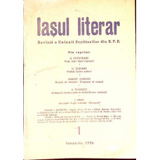 IASUL LITERAR. REVISTA A UNIUNII SCRIITORILOR DIN R.P.R. 1 IANUARIE, 195657