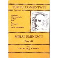POEZII. TEXTE COMENTATE POEZII. TEXTE COMENTATE