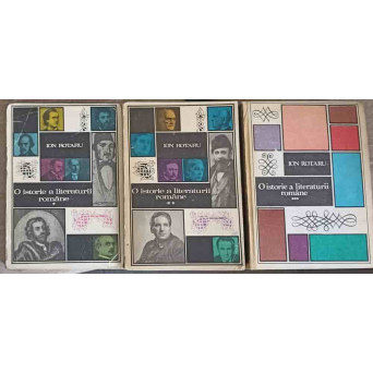 O ISTORIE A LITERATURII ROMANE VOL.1-3