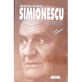 DICTIONAR ONOMASTIC