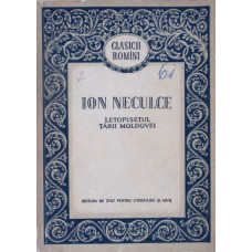 LETOPISETUL TARII MOLDOVEI SI O SAMA DE CUVINTE
