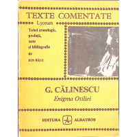 ENIGMA OTILIEI. TEXTE COMENTATE