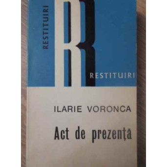 ACT DE PREZENTA