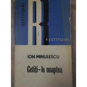 CETITI-LE NOAPTEA