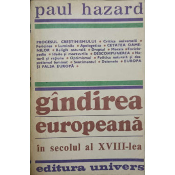 GANDIREA EUROPEANA IN SECOLUL AL XVIII-LEA