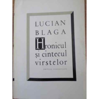 HRONICUL SI CANTECUL VARSTELOR