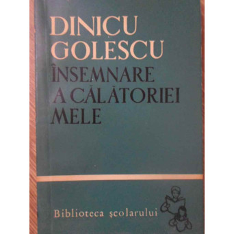 INSEMNARE A CALATORIEI MELE