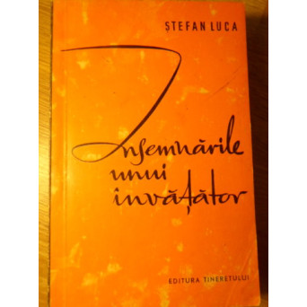 INSEMNARILE UNUI INVATATOR