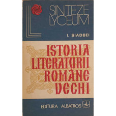 ISTORIA LITERATURII ROMANE VECHI