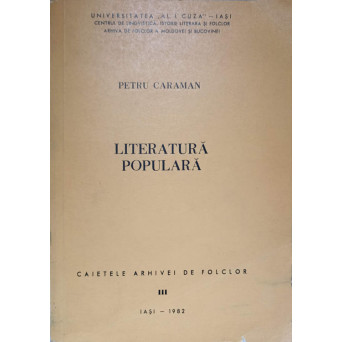 LITERATURA POPULARA