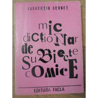 MIC DICTIONAR DE SUBIECTE COMICE