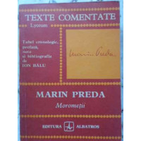 MOROMETII. TEXTE COMENTATE MOROMETII. TEXTE COMENTATE