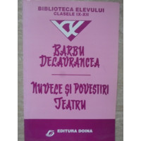 NUVELE SI POVESTIRI. TEATRU