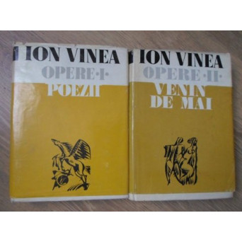 OPERE VOL.1-2 POEZII. VENIN DE MAI, ROMAN (EDITIE INGRIJITA DE MIRCEA VAIDA SI GH. SPRINTEROIU)