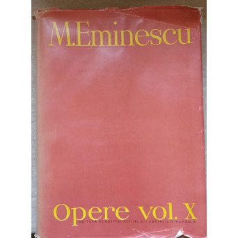 OPERE VOL.X PUBLICISTICA 1877-1880